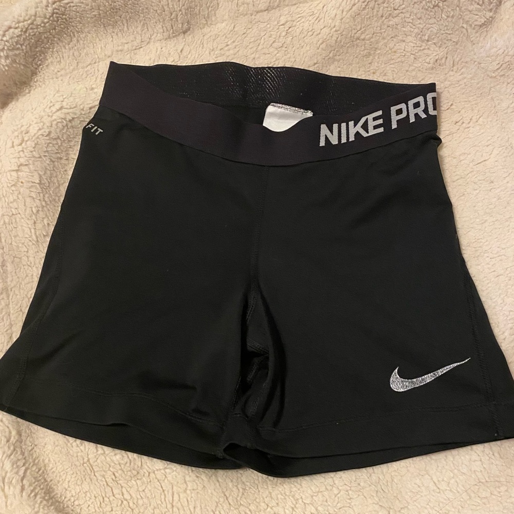 Extended Length Black Nike Pros